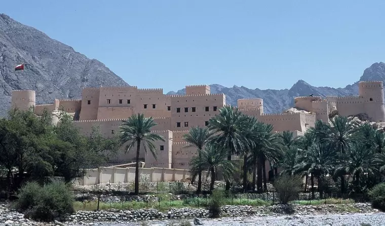 Oman Reise - Nakhl Fort, Festung