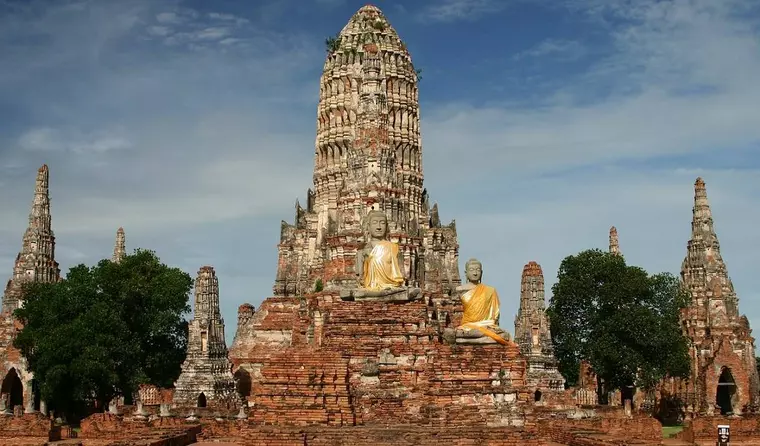 Thailand Reise, Ayutthaya - Tempel Wat Chai Watthanaram