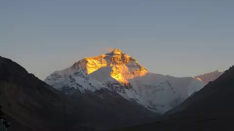 Mount Everest im Himalaya Gebirge, Tibet