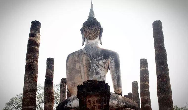 Thailand Reise - Sukhothai, Wat Mahathat Temple