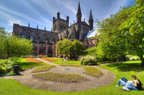 Wales Rundreise Tag 1 - Kathedrale Chester