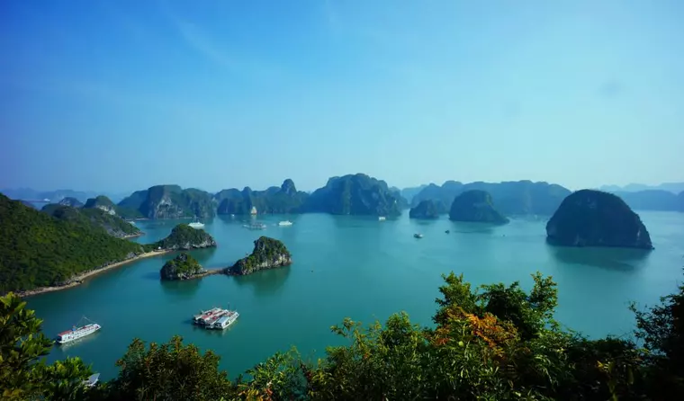 Vietnam Reise - Halong Bucht Ausblick