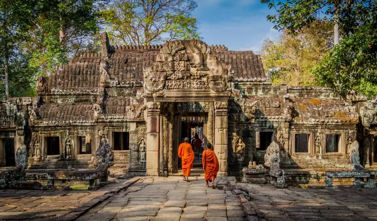 Kambodscha Reise - Angkor Wat Tempelanlage