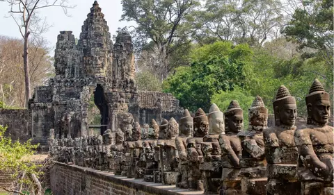 Kambodscha Reise - Angkor Wat Ruine