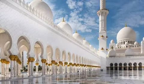 Abu Dhabi Reise: Sheikh Zayed Moschee